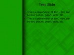 Free green abstract powerpoint template presentation slide-1
