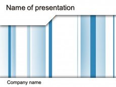 Free Blue lines powerpoint template presentation