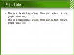 Free green white powerpoint template presentation slide-2