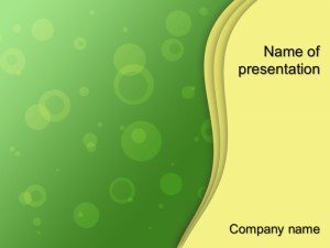 Free yellow waves powerpoint template presentation