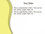 Free yellow waves powerpoint template presentation slide1