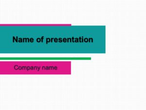 Two bars powerpoint template presentation
