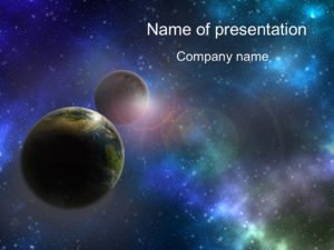 Free Deep Space powerpoint templates presentation