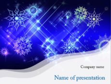 free-cold-Blizzard-powerpoint-template-presentation